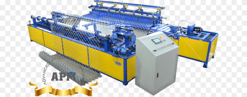 Clm Chain Link Fence Machine02 Chain Link Fencing, Machine, Boat, Transportation, Vehicle Png Image