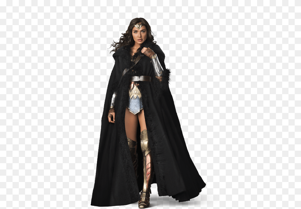 Cloak Wonder Woman With Coat, Cape, Clothing, Fashion, Adult Free Png