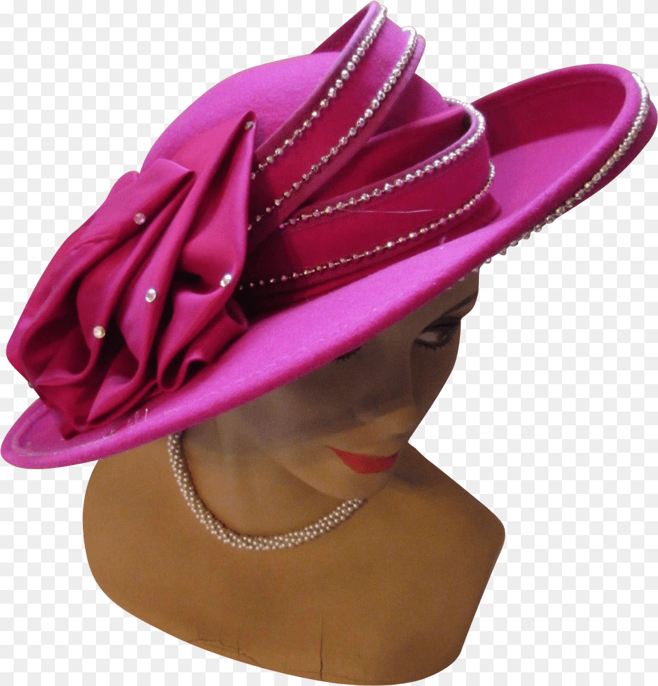 Cloche Hat Church Hat Clip Art, Sun Hat, Clothing, Person, Woman Free Png