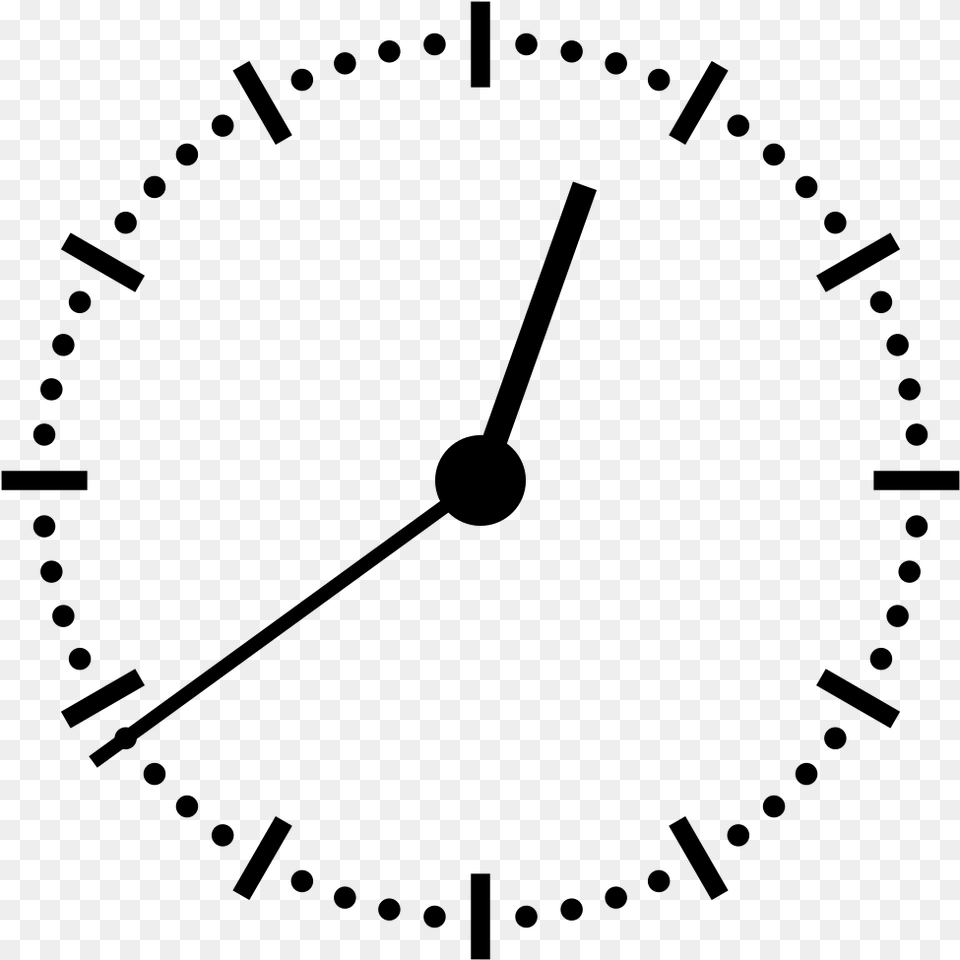 Clock 06, Gray Free Png Download