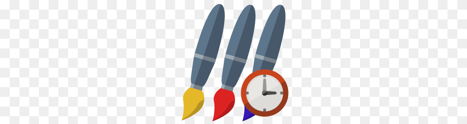 Clock, Brush, Device, Tool Free Transparent Png