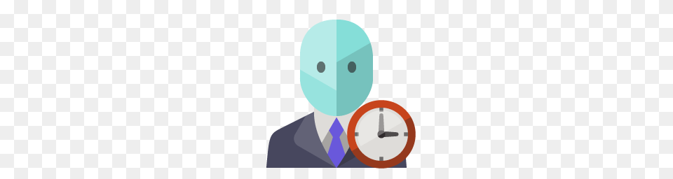 Clock, Analog Clock, Adult, Male, Man Free Png Download