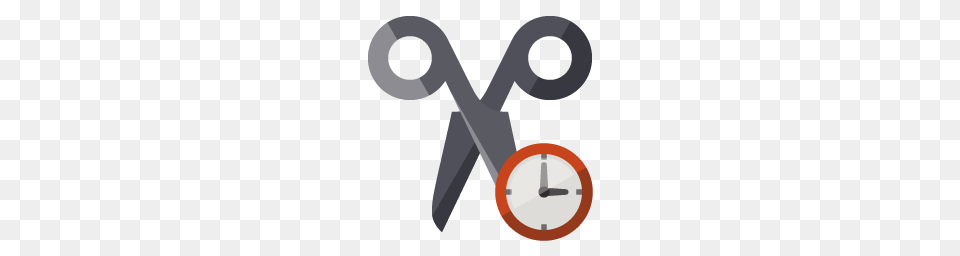 Clock, Scissors, Analog Clock Free Png