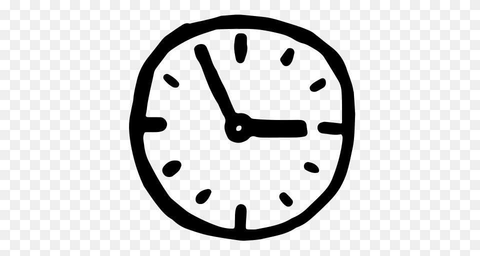 Clock, Gray Free Png