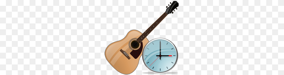 Clock, Musical Instrument, Guitar Png