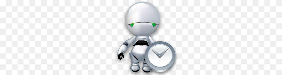 Clock, Robot Free Png Download