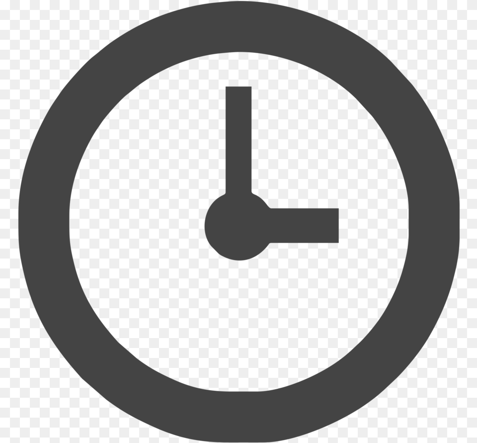 Clock Above The Influence Sign, Disk, Analog Clock Png Image