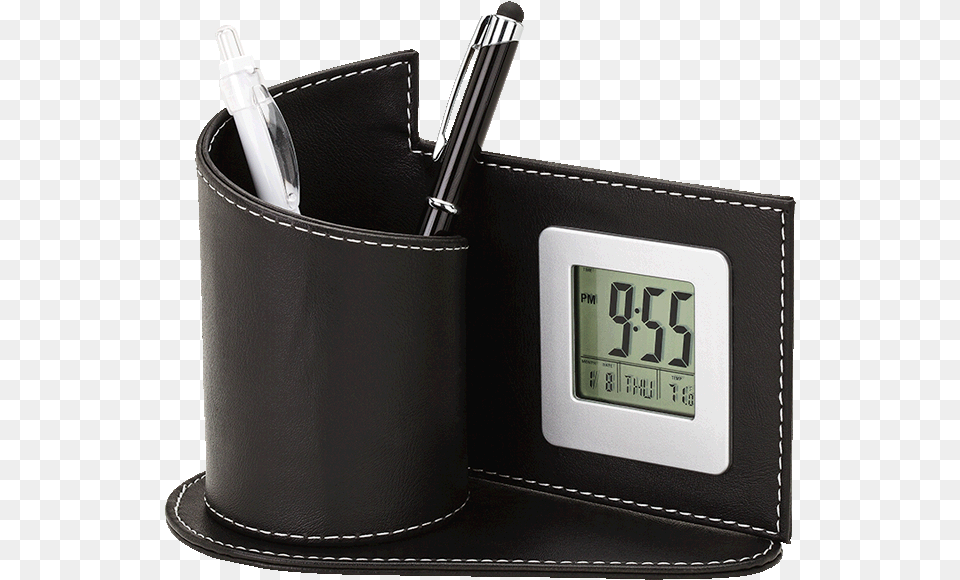 Clock And Pen Holder, Computer Hardware, Electronics, Hardware, Monitor Free Transparent Png