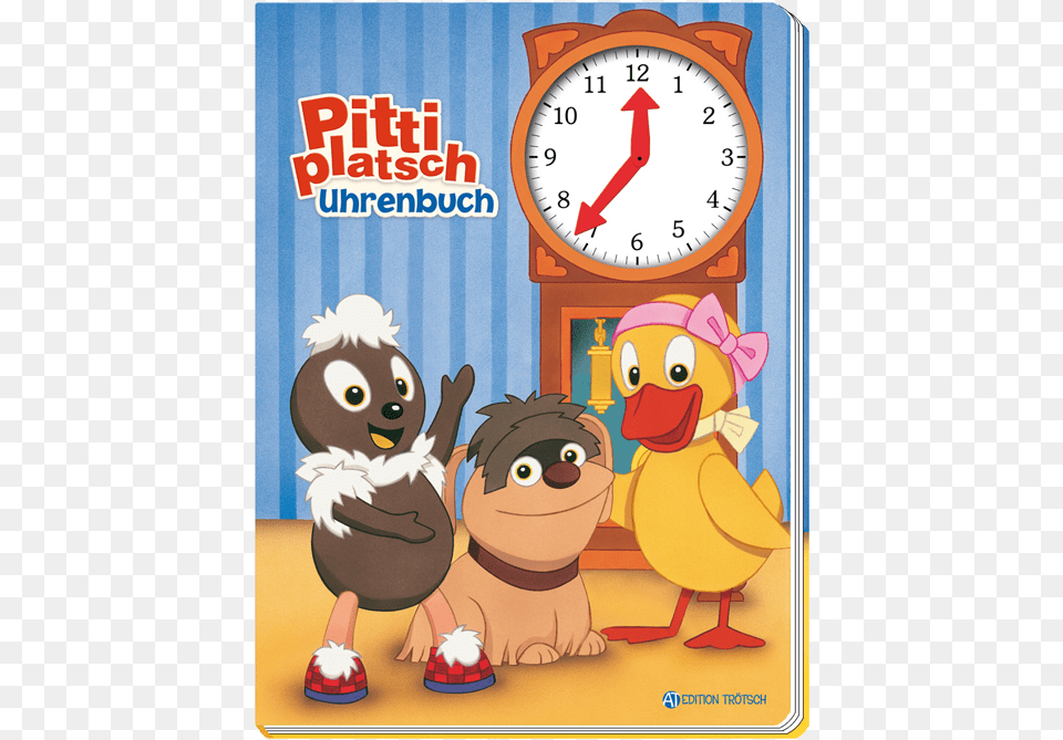 Clock Book Pittiplatsch, Animal, Bird, Baby, Person Free Png