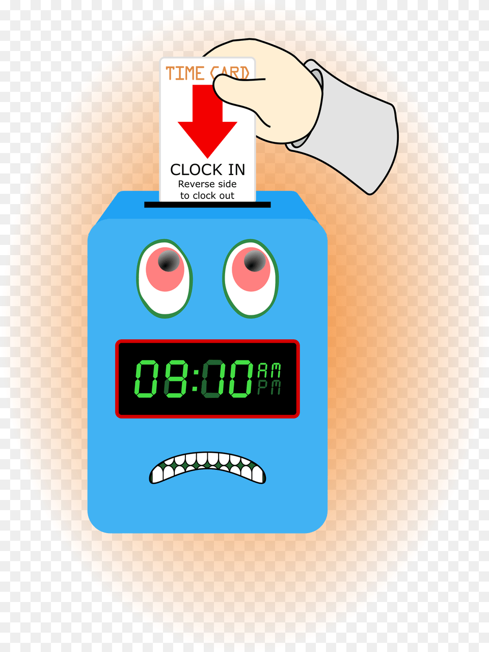 Clock Clip Cartoon Clock In And Out Clip Art, Computer Hardware, Electronics, Hardware, Monitor Free Png