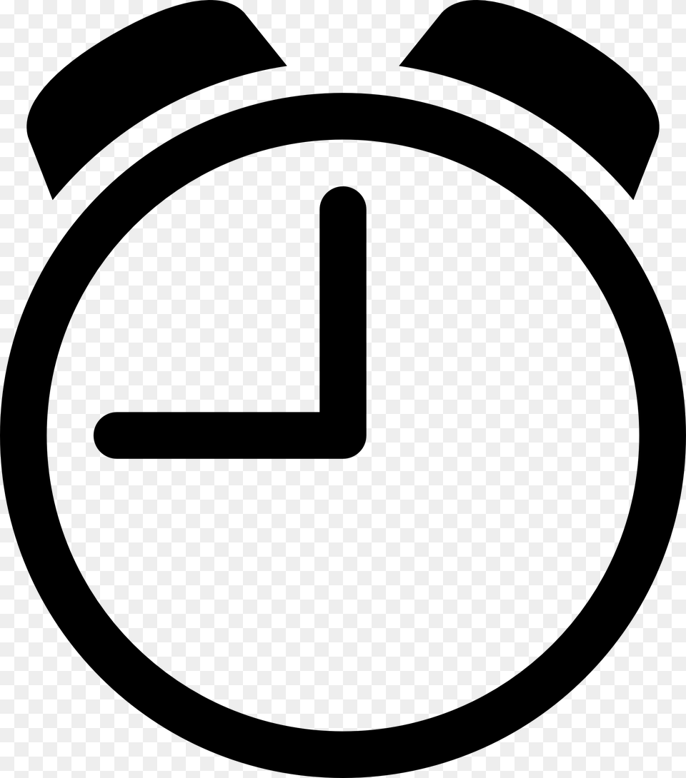 Clock Clipart Black And White Png