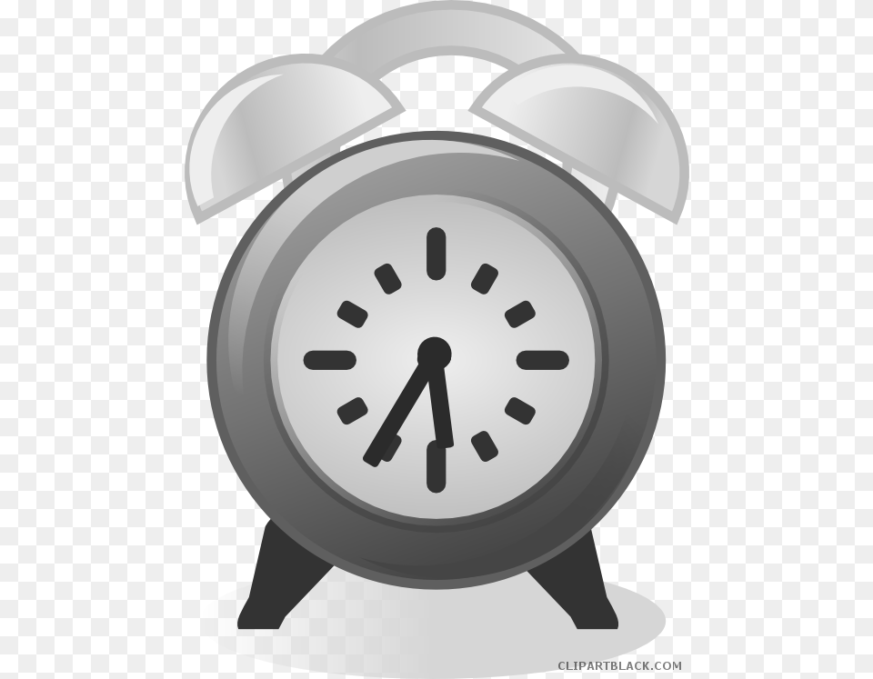 Clock Clipartblack Com Tools Black White, Alarm Clock, Clothing, Hardhat, Helmet Free Png