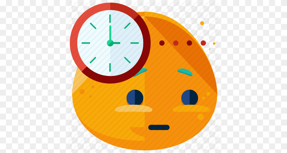 Clock Emoji Emoticon Smiley Time Waiting Icon, Analog Clock Free Png