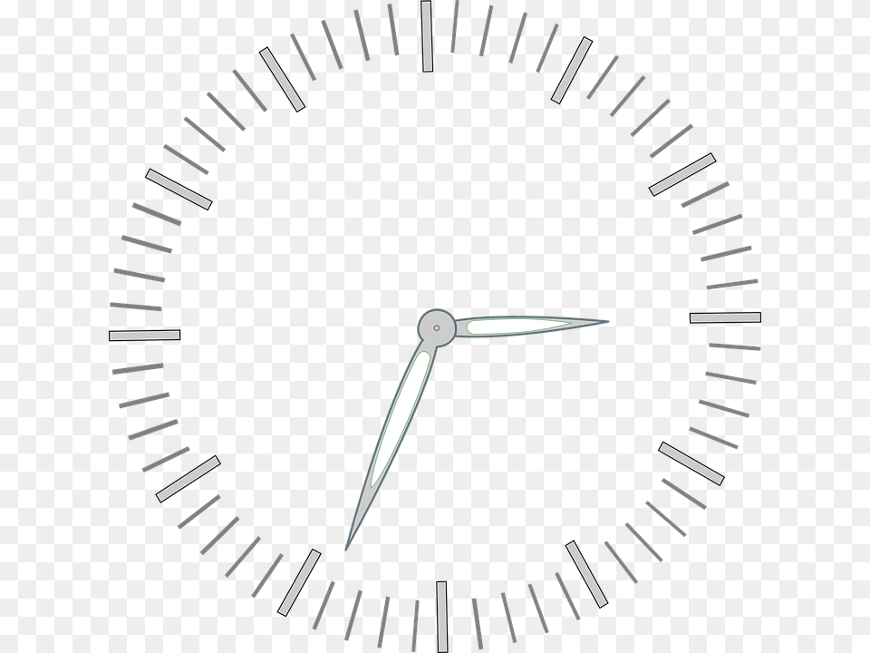 Clock Face Arms Minute Hour Dial Clock Face Clock Clipart White, Analog Clock, Blade, Dagger, Knife Free Transparent Png