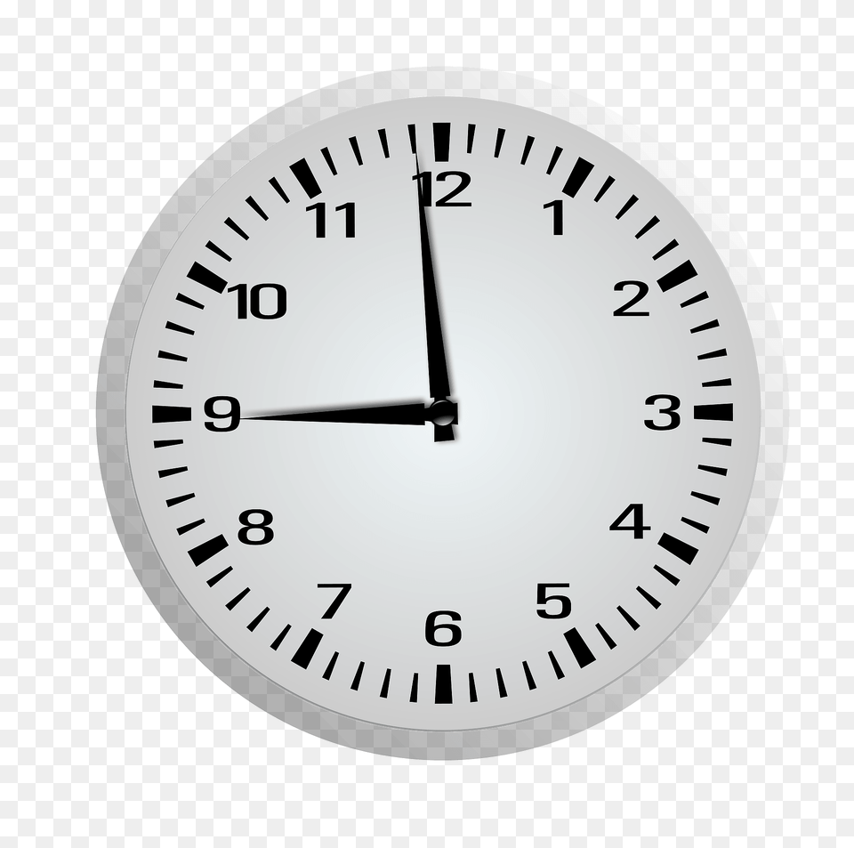 Clock Face Eight Fifty Nine 859 Clipart, Analog Clock Png