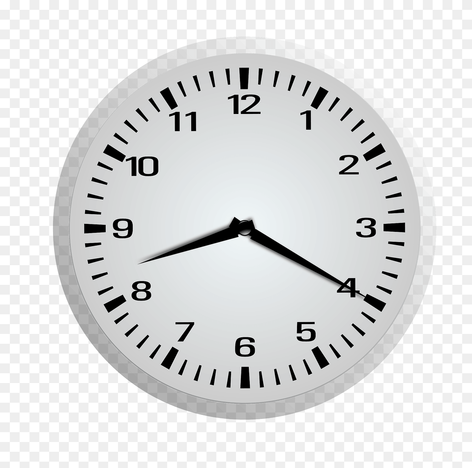 Clock Face Eight Twenty 820 Clipart, Analog Clock, Wristwatch, Wall Clock Free Png
