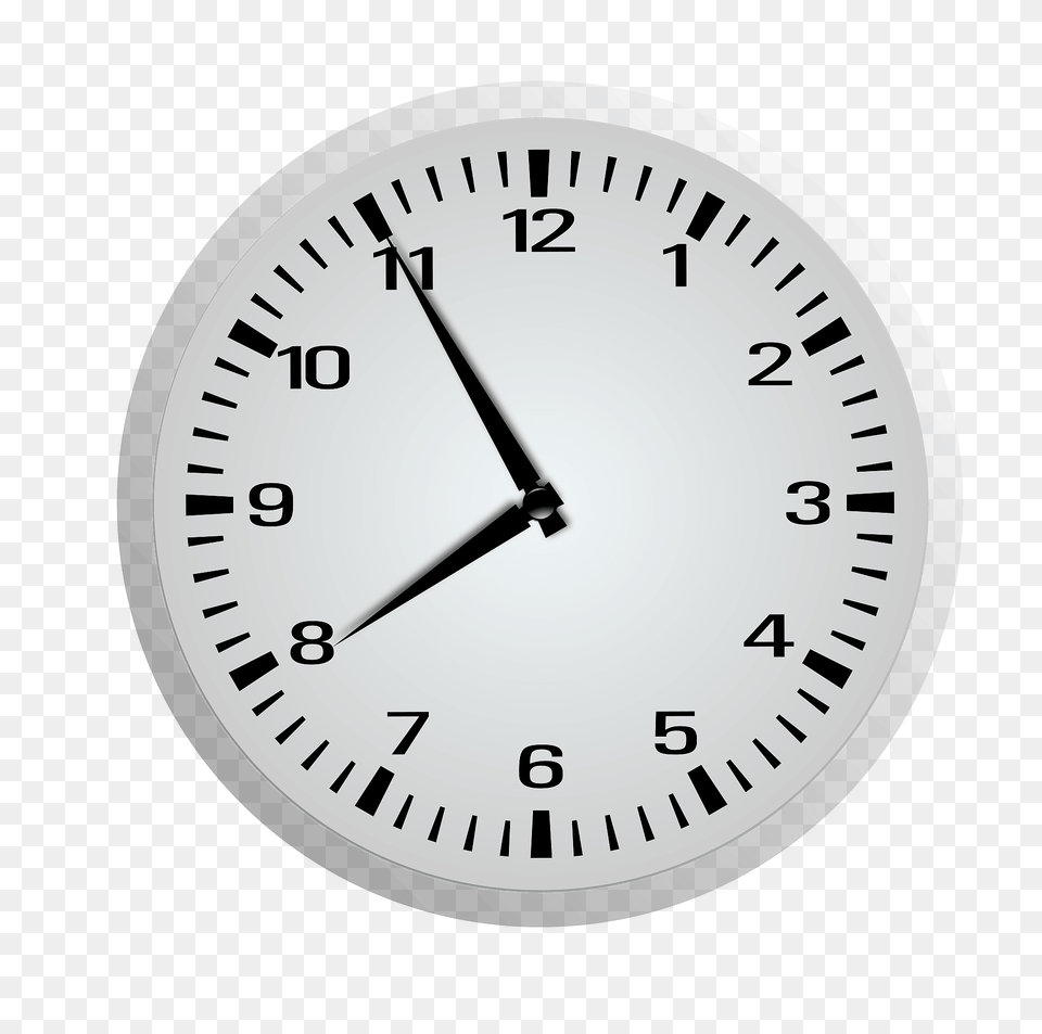 Clock Face Seven Fifty Five 755 Clipart, Analog Clock, Wall Clock, Wristwatch Png