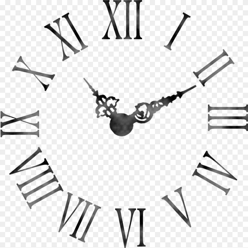 Clock Face Wall Table Transparent Roman Numeral Clock, Analog Clock, Blade, Dagger, Knife Free Png