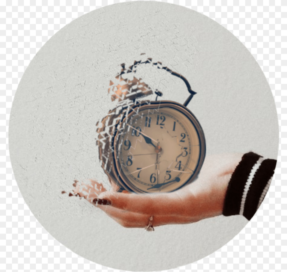 Clock Hand Transparent Broken Clock, Wristwatch Free Png Download