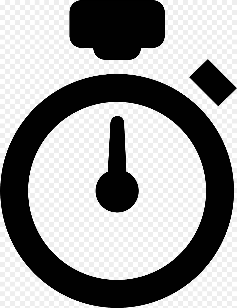 Clock Icon Transparent Stopwatch Icon Black, Gray Png Image