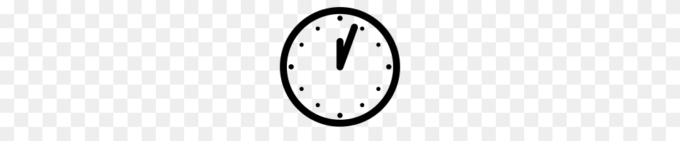 Clock Icons Noun Project, Gray Png