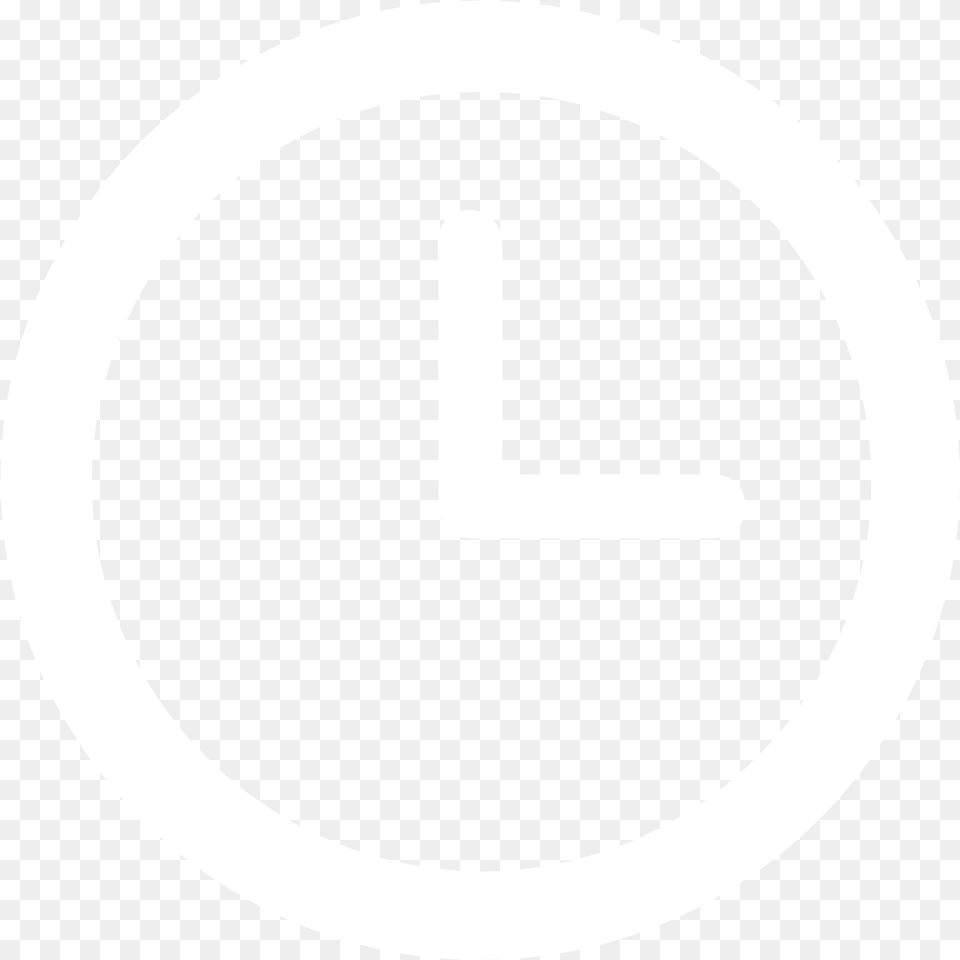 Clock Johns Hopkins University Logo White, Symbol, Text, Number, Sign Png Image