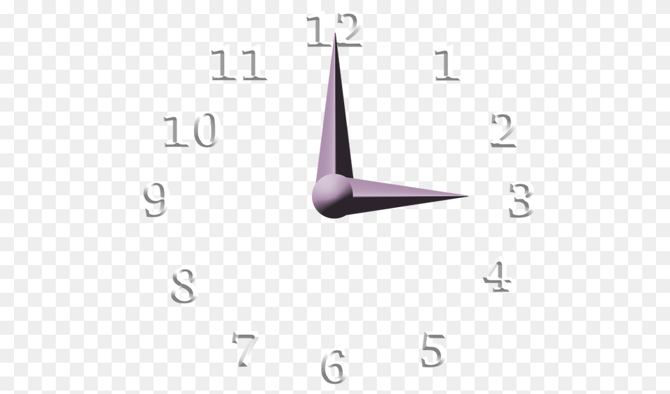 Clock Numbers And Hands, Analog Clock Free Transparent Png