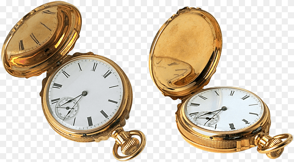 Clock Pocket Watch Gold Pocket Clock With Transparent Background, Wristwatch, Arm, Body Part, Person Png