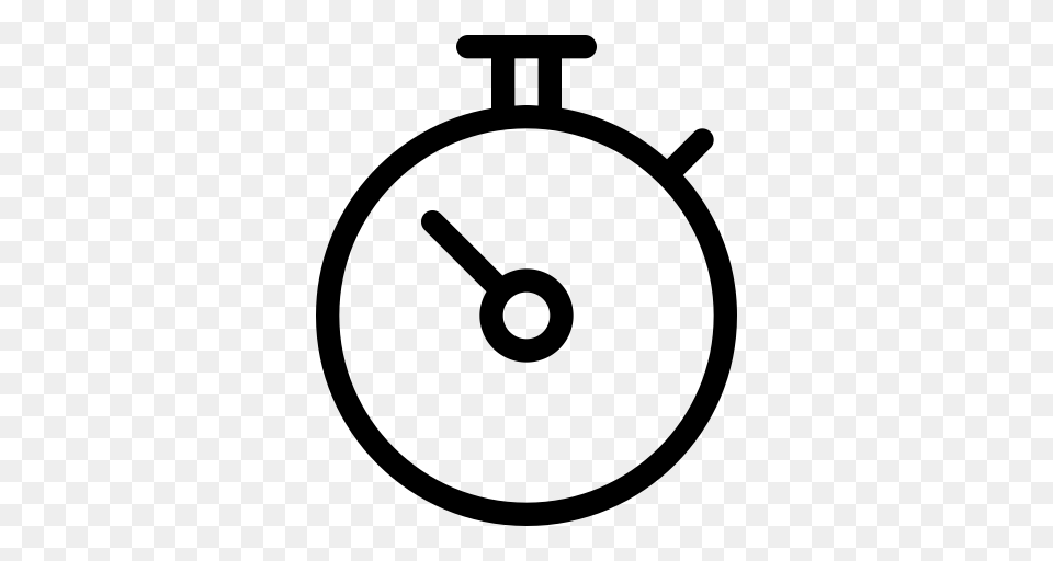 Clock Stopwatch Time Timer Watch Icon, Gray Free Transparent Png