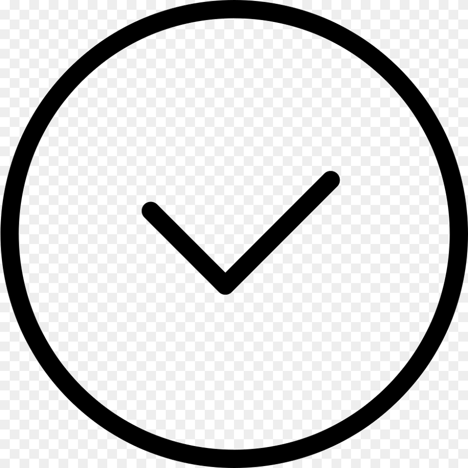 Clock Thin Line Question In Circle Icon, Analog Clock Png