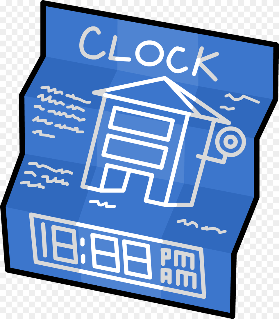 Clock Tower Blueprints Tower, Scoreboard Png