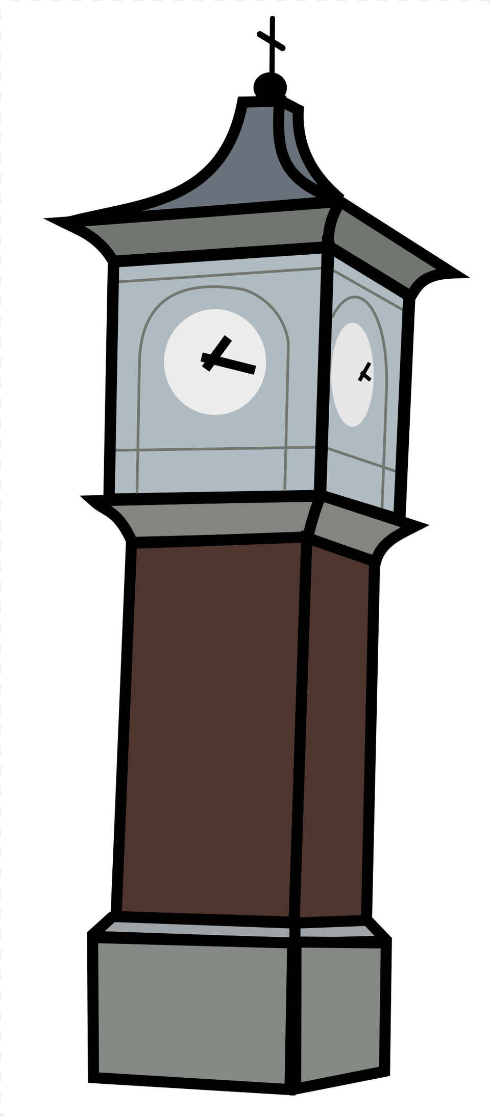 Clock Tower Clip Transparent Clock Tower Clipart, Architecture, Building, Clock Tower, Mailbox Free Png