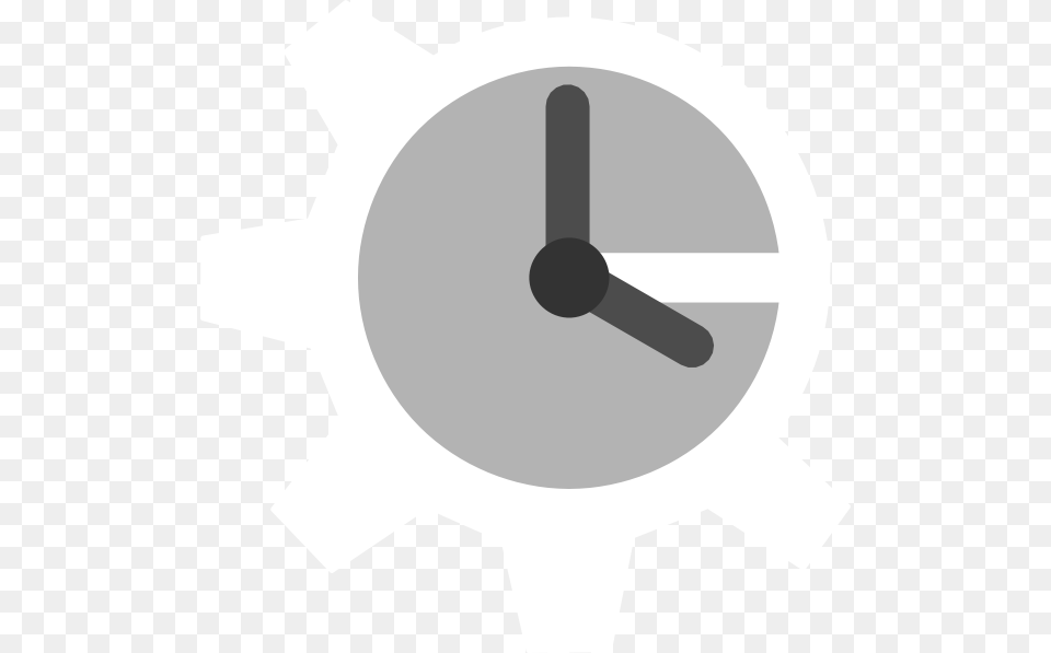 Clock White Gear Clip Art, Analog Clock Free Transparent Png