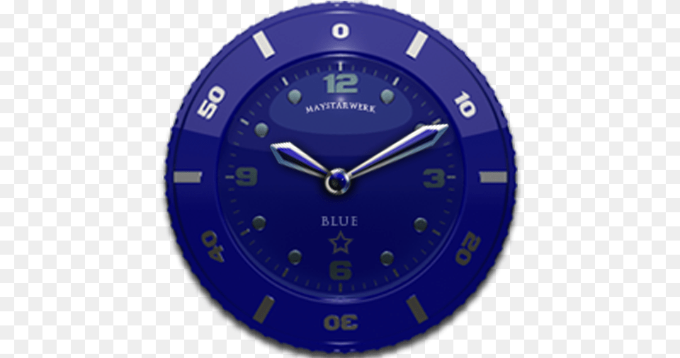 Clock Widget Blue Star Apk 261 Download Apk Latest Version Solid, Analog Clock, Wristwatch, Wall Clock Png Image