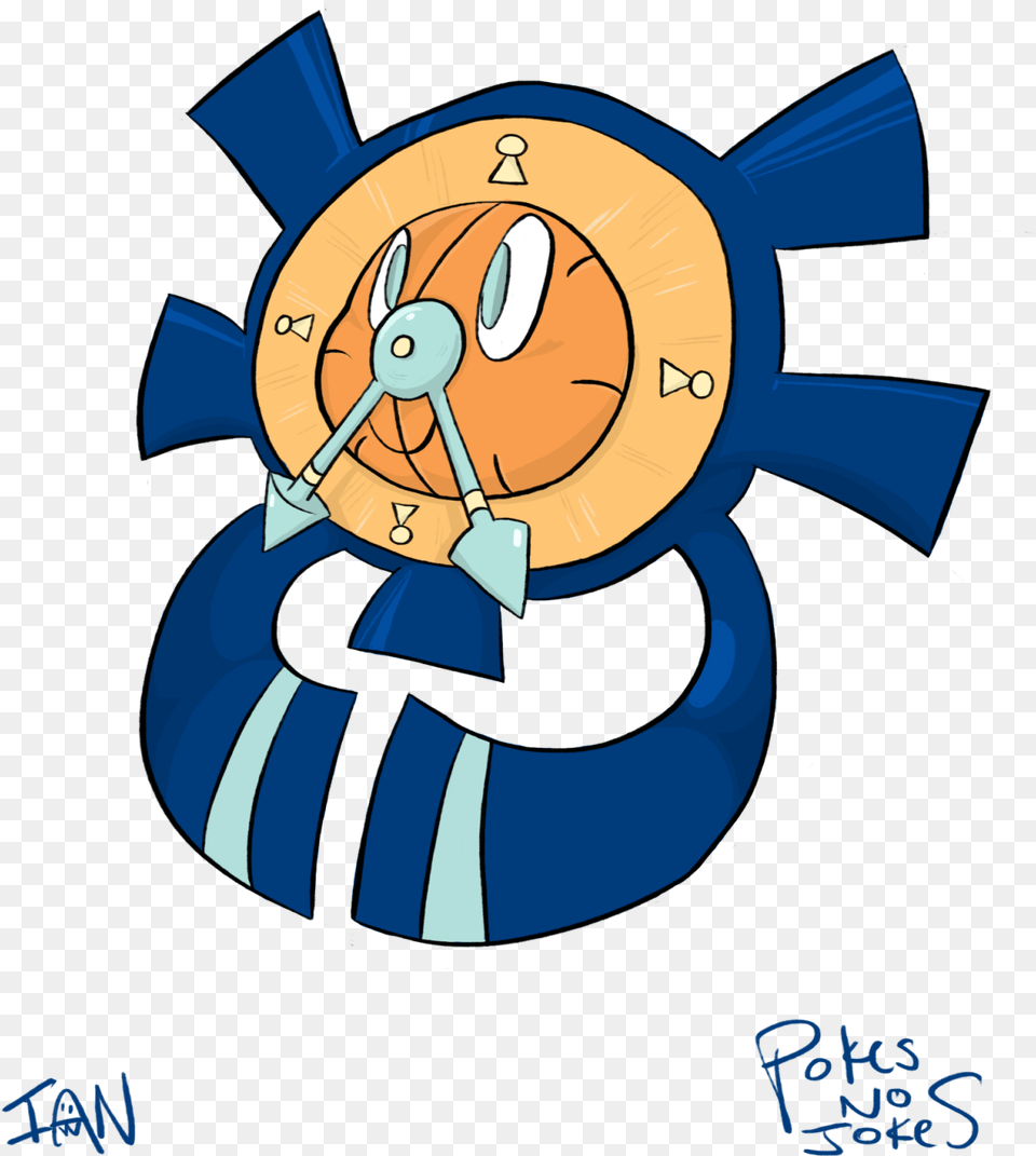 Clockial Psychic This Pokemon Knows All Knowledge Of Cartoon Free Transparent Png