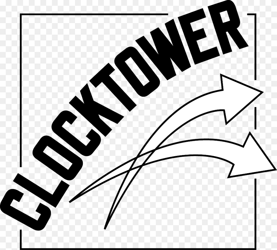 Clocktower Radio Beauty Bar Greer Sc, Logo, Symbol, Weapon Png