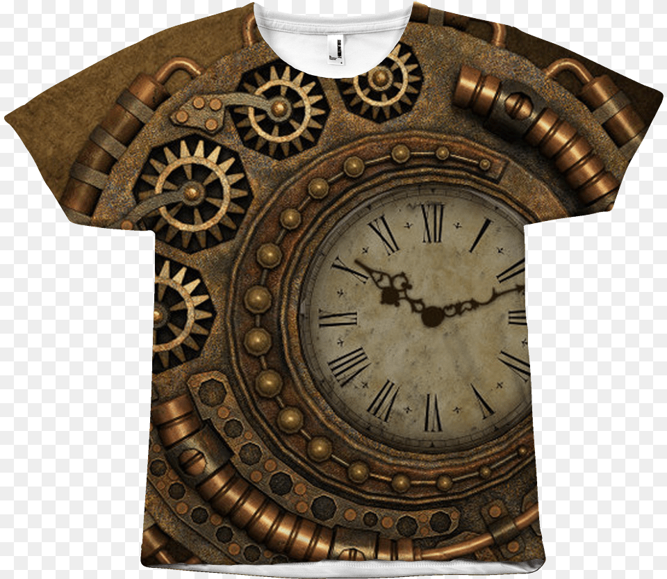 Clockwork Steampunk Shirt Clock Steampunk, Wristwatch, Analog Clock Free Png Download