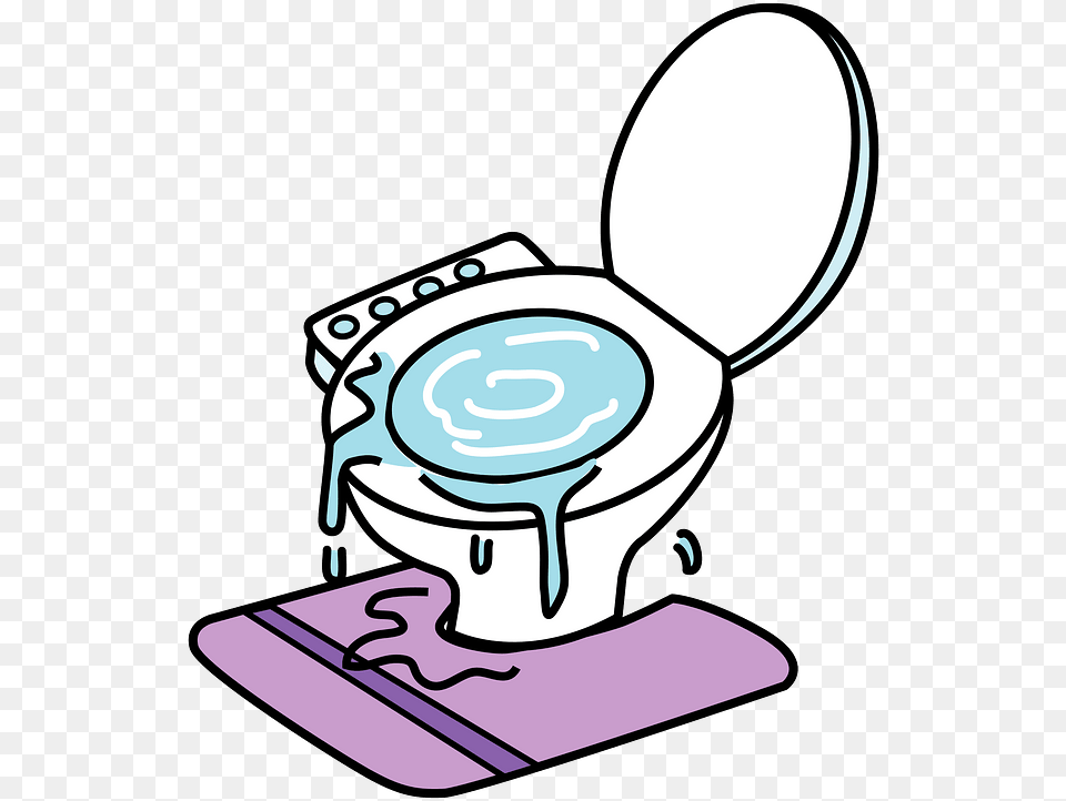 Clogged Toilet Clipart Toilette Cartoon Image, Indoors, Bathroom, Room, Person Png