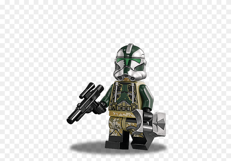 Clone Commander, Helmet, Robot, Gun, Weapon Free Png Download