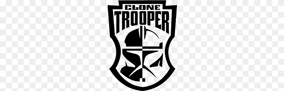Clone Trooper Logo Vector Clone Trooper Logo, Gray Png Image