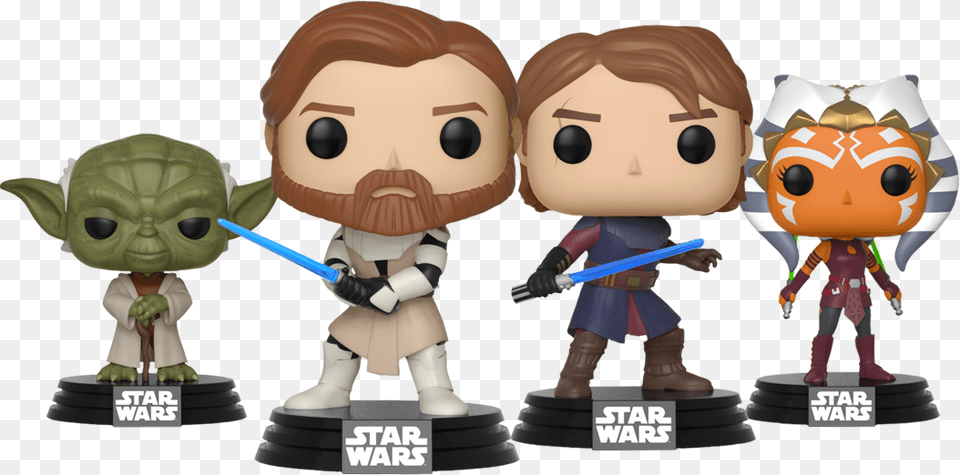 Clone Wars Pop Star Wars, Figurine, Baby, Person, Face Png Image