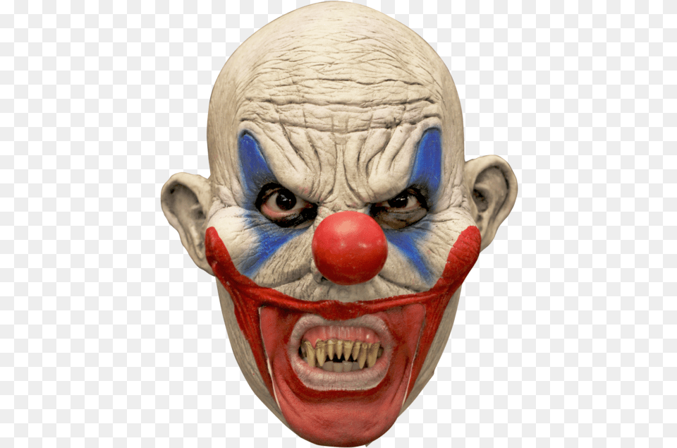 Clooney Clown Latex Mask Supernatural Creature, Baby, Performer, Person Free Png
