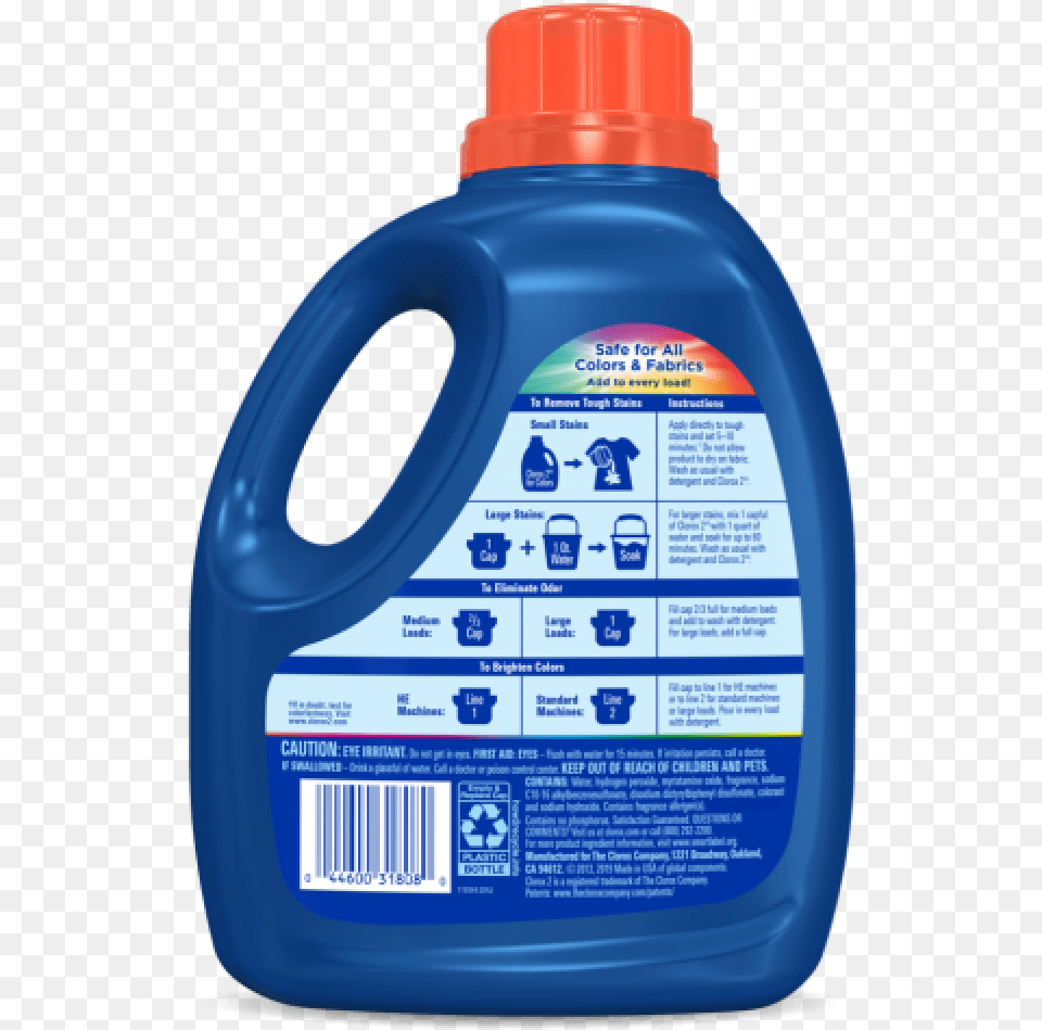 Clorox Barcode, Bottle Free Png Download