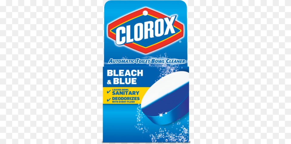 Clorox Bleach Amp Blue Clorox Automatic Toilet Bowl Cleaner Bleach Amp, Advertisement, Poster Png