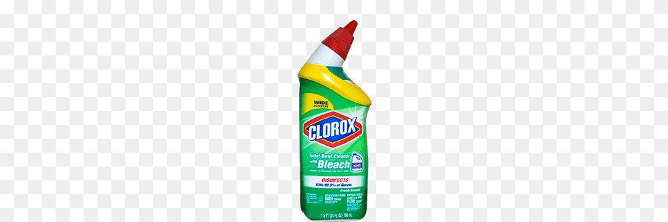Clorox Bleach Disinfects Toilet Bowl Cleaner Fresh Scent, Bottle, Food, Ketchup, Tin Free Png