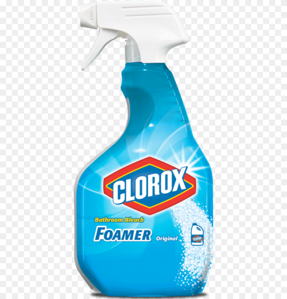 Clorox Bleach Foamer Clorox Foam Spray, Cleaning, Person, Tin, Bottle Free Transparent Png
