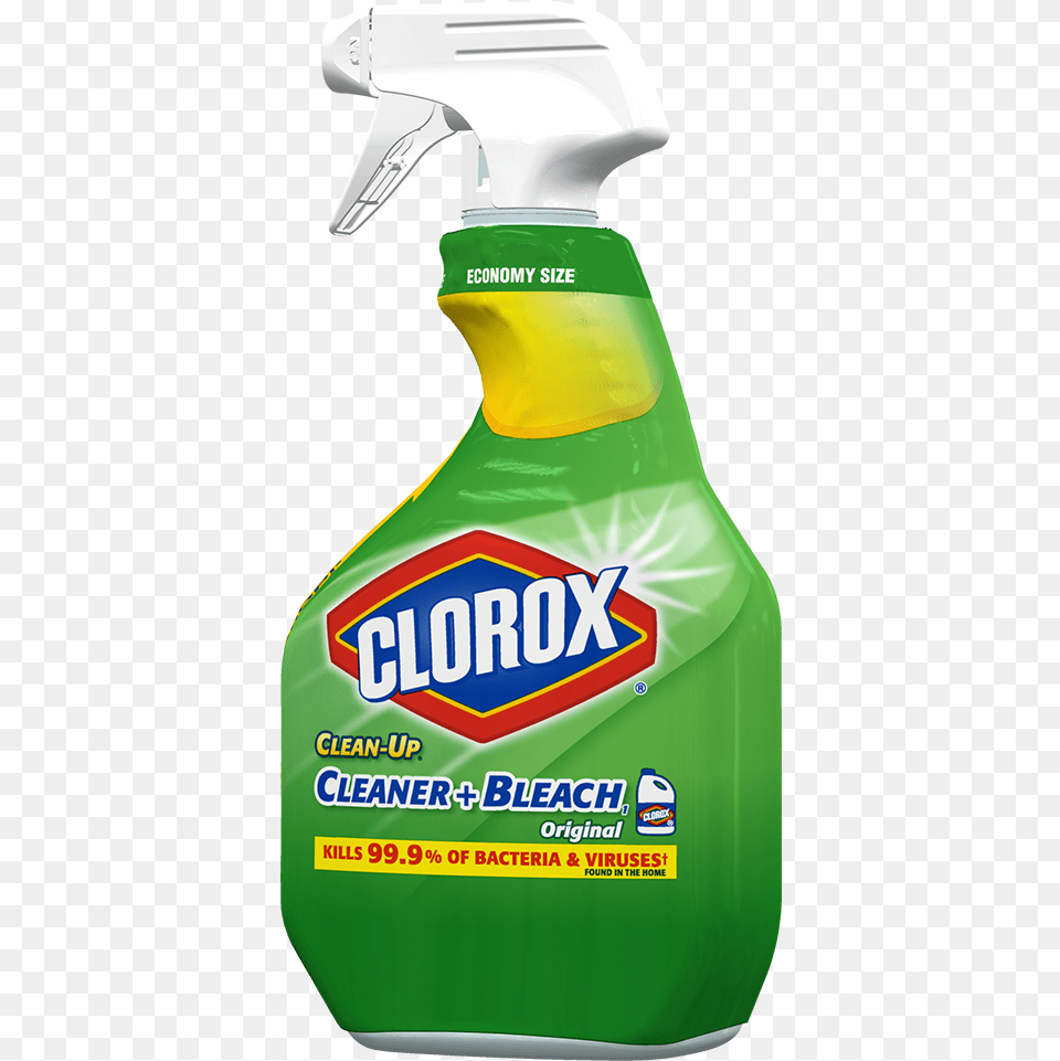 Clorox Bleach Spray, Cleaning, Person, Tin, Food Png Image