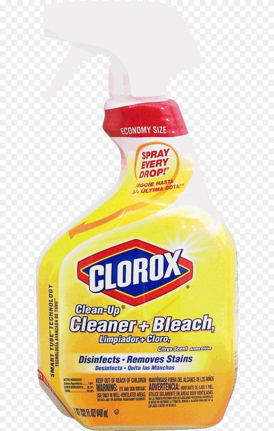 Clorox Clean Up Cleaner With Bleach Citrus Scent Full 4 Pack Clorox Blue Automatic Toilet Bowl Cleaner, Cleaning, Person, Tin, Food Png Image