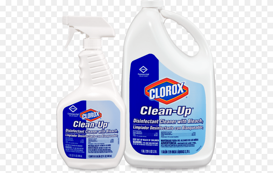 Clorox Clean Up Disinfectant Cleaner, Cleaning, Person, Bottle, Tin Free Transparent Png