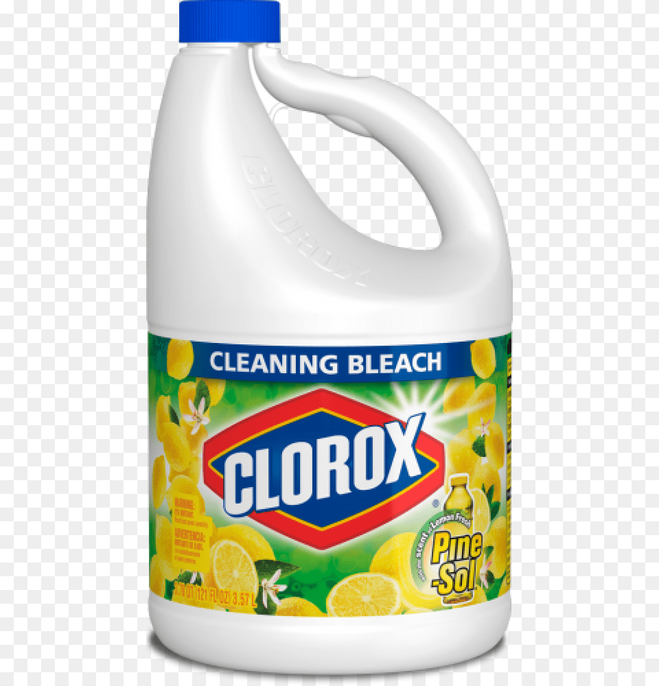 Clorox Cleaning Bleach With The Scent Of Lemon Fresh Clorox, Can, Tin, Beverage Free Transparent Png
